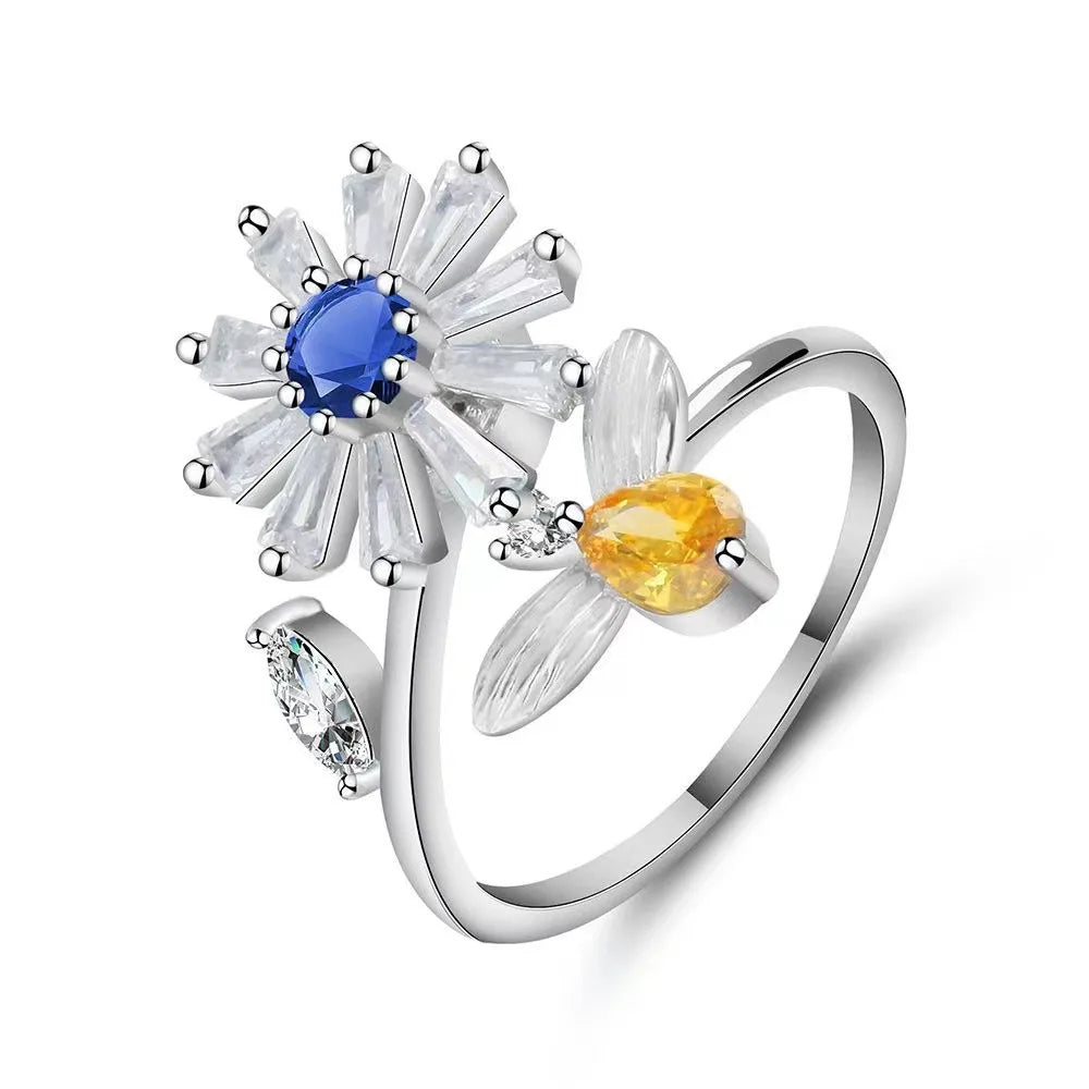Fidget Spinner Ring Anxiety for Women Anti Stress