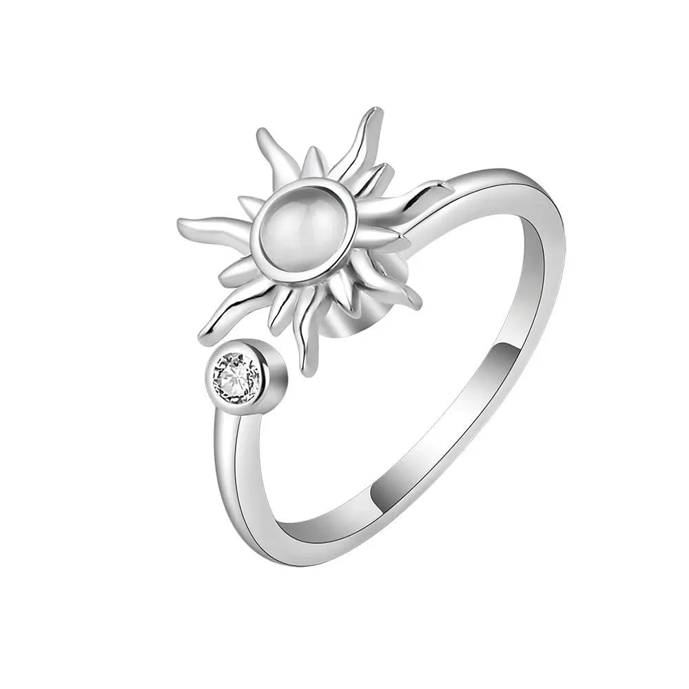 Fidget Spinner Ring Anxiety for Women Anti Stress