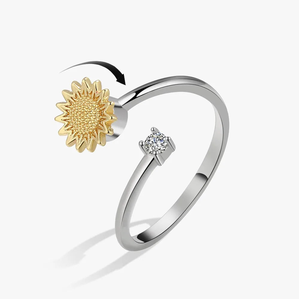 Fidget Spinner Ring Anxiety for Women Anti Stress
