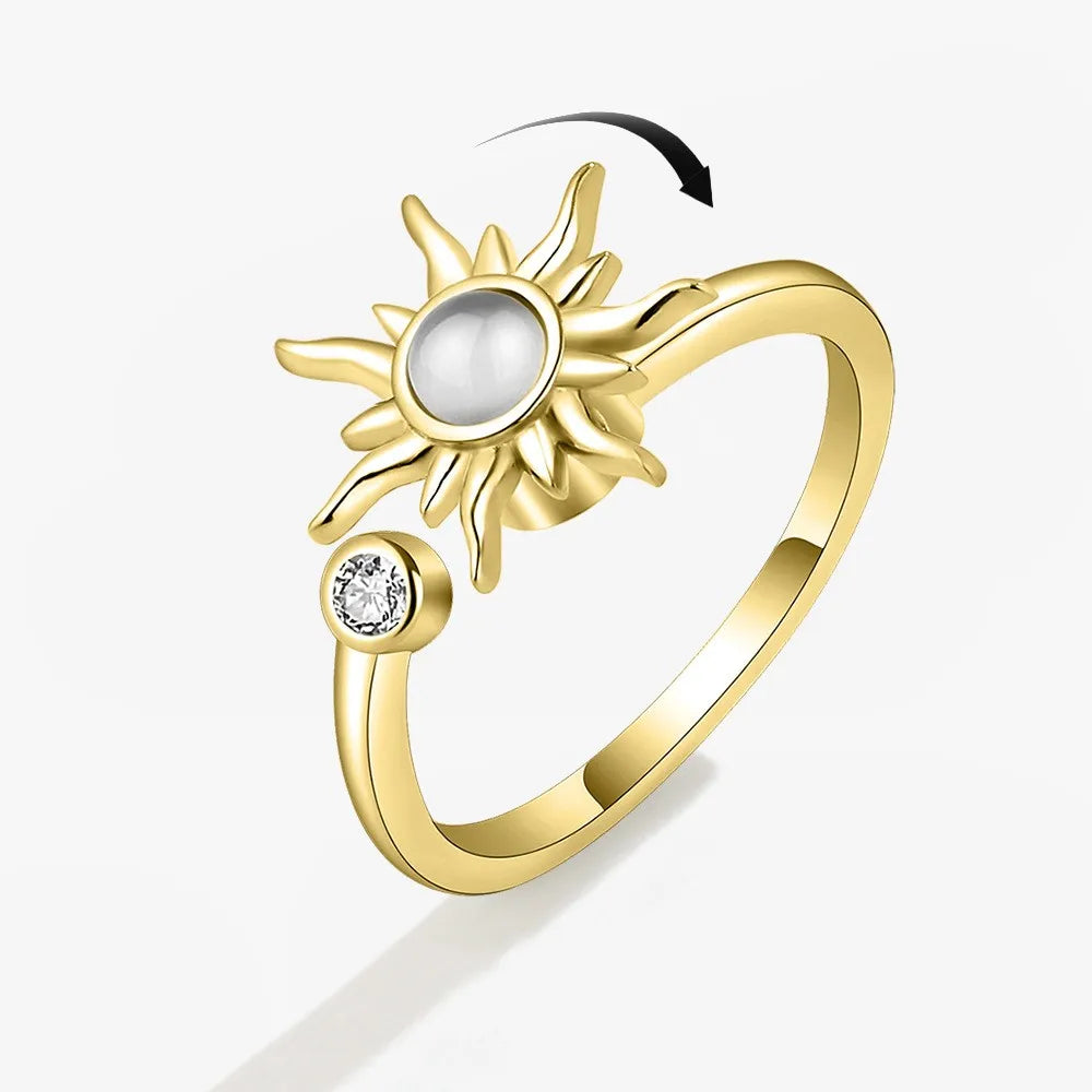 Fidget Spinner Ring Anxiety for Women Anti Stress