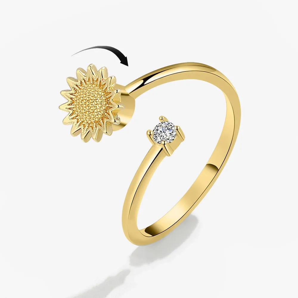 Fidget Spinner Ring Anxiety for Women Anti Stress
