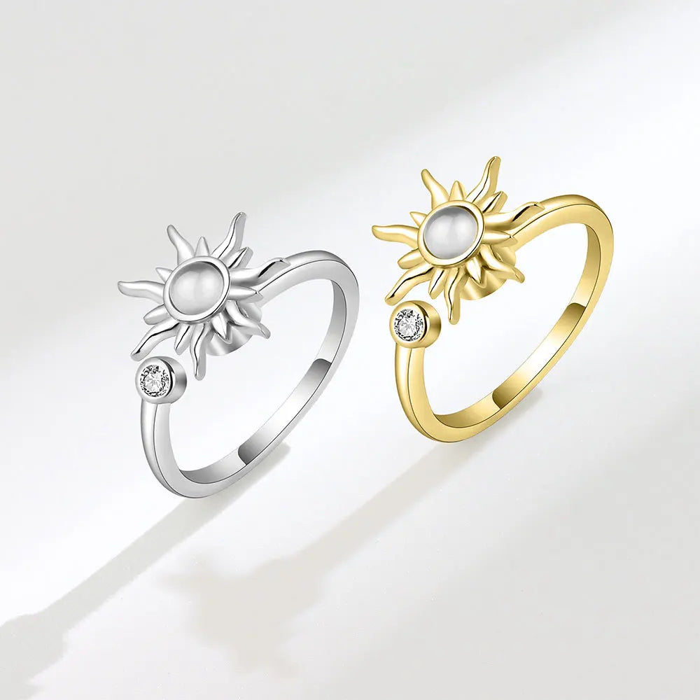 Fidget Spinner Ring Anxiety for Women Anti Stress