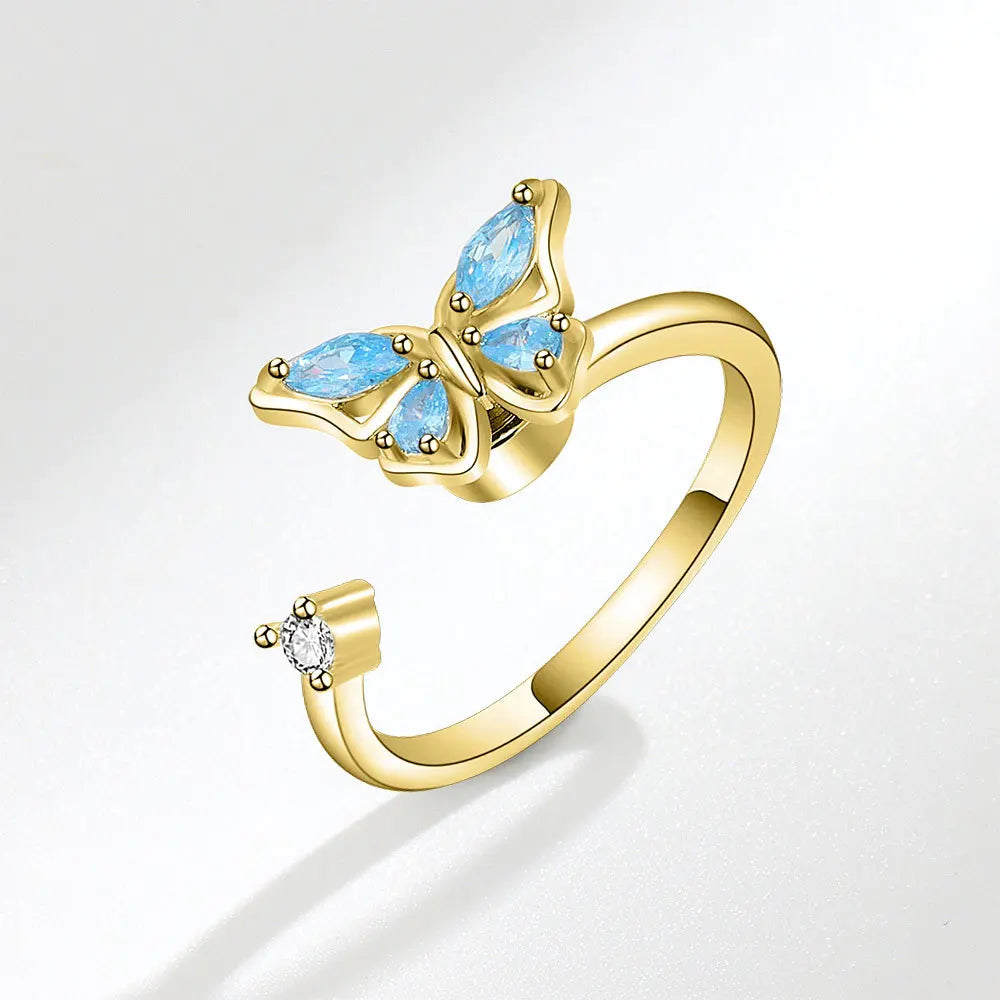 Fidget Spinner Ring Anxiety for Women Anti Stress