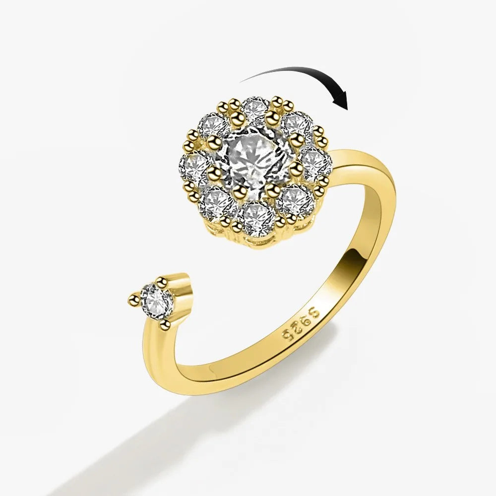 Fidget Spinner Ring Anxiety for Women Anti Stress