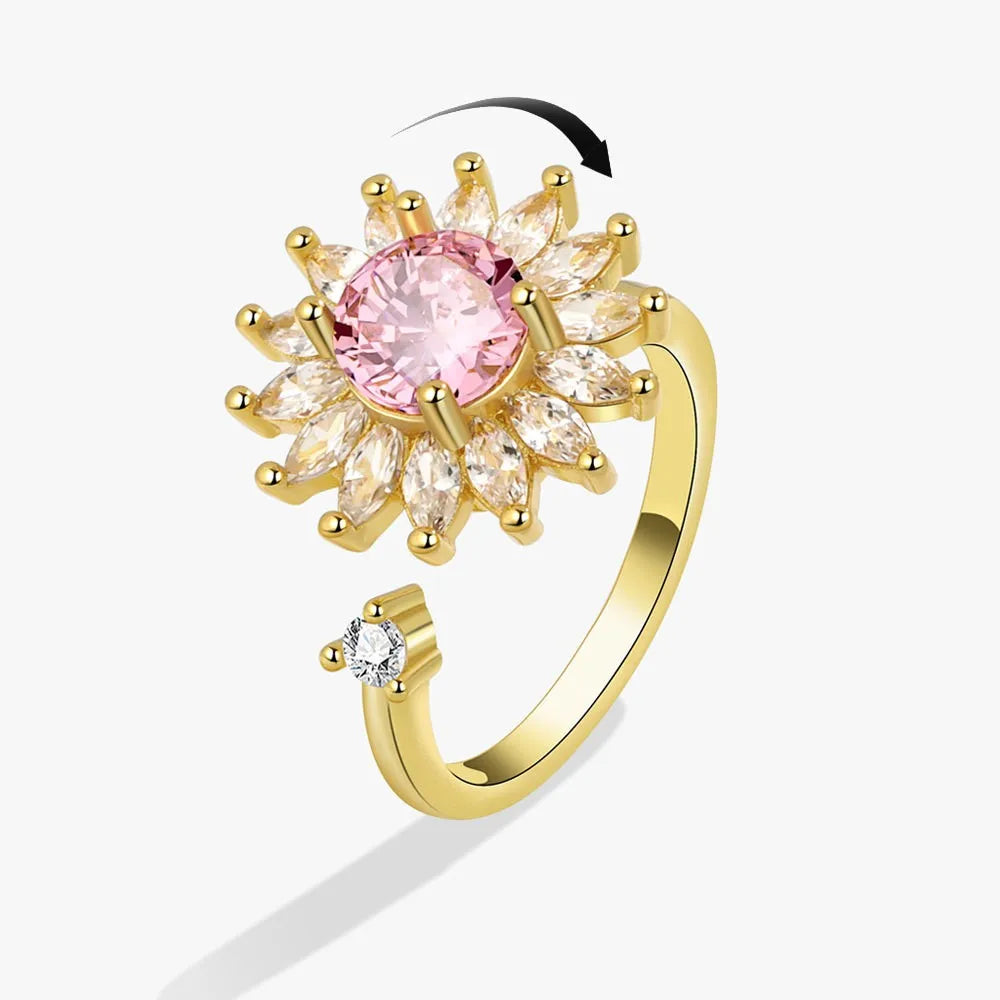 Fidget Spinner Ring Anxiety for Women Anti Stress