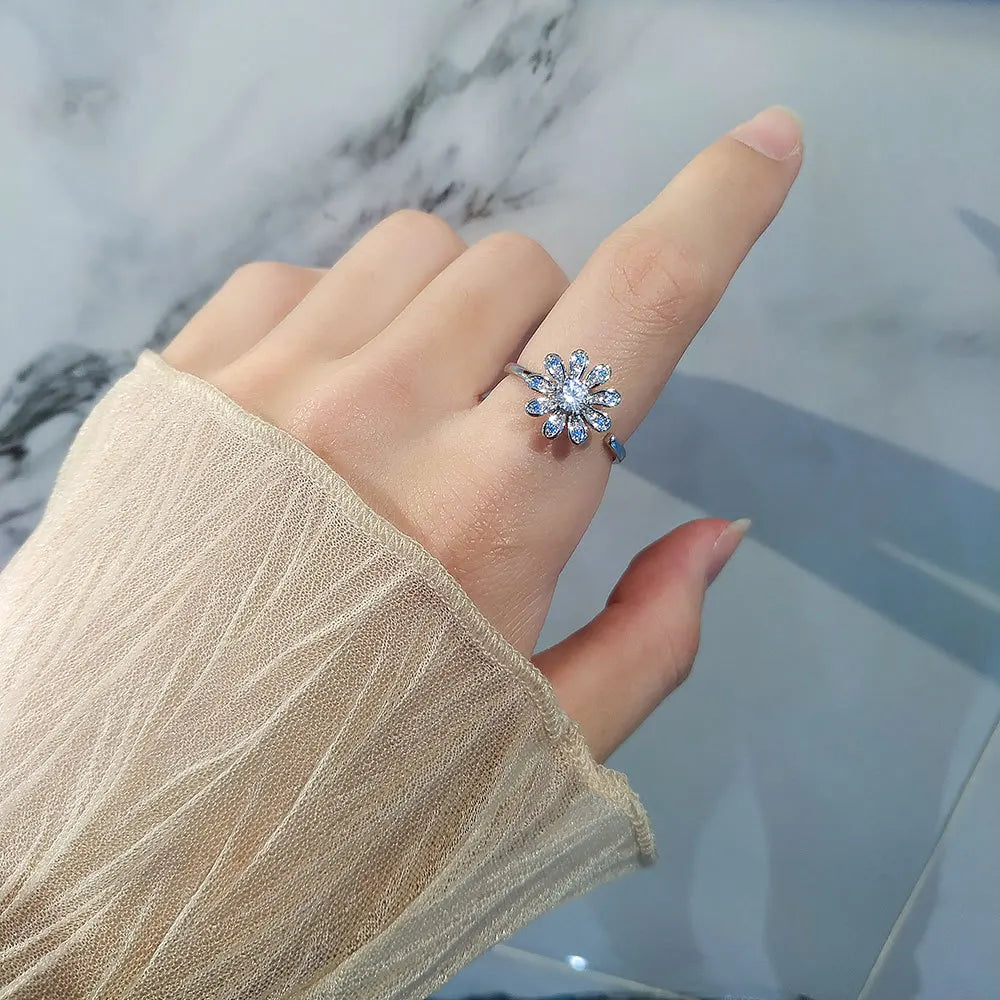 Fidget Spinner Ring Anxiety for Women Anti Stress
