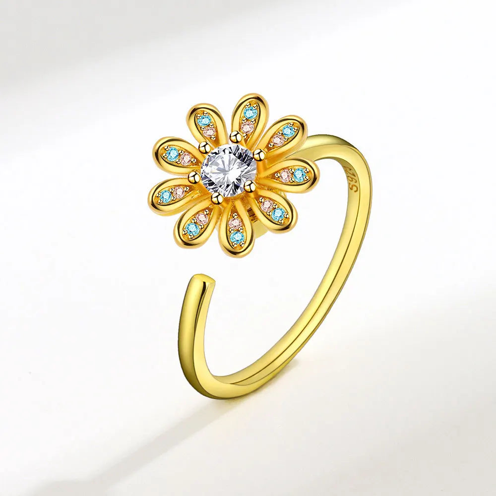 Fidget Spinner Ring Anxiety for Women Anti Stress