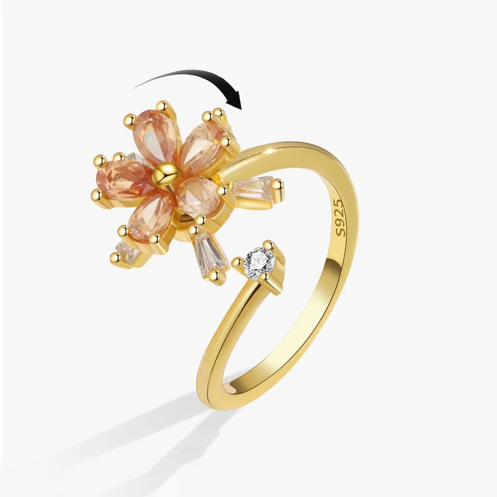 Fidget Spinner Ring Anxiety for Women Anti Stress