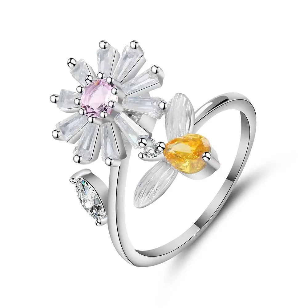 Fidget Spinner Ring Anxiety for Women Anti Stress