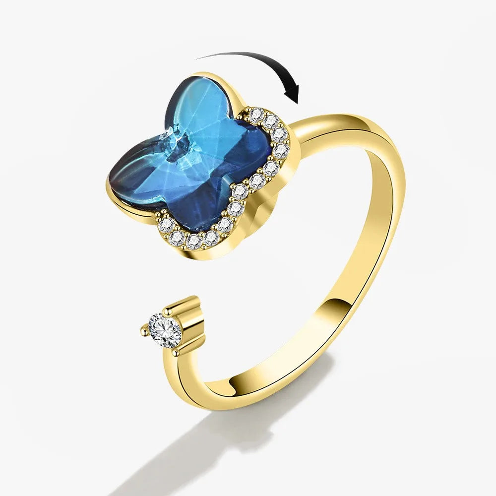 Fidget Spinner Ring Anxiety for Women Anti Stress