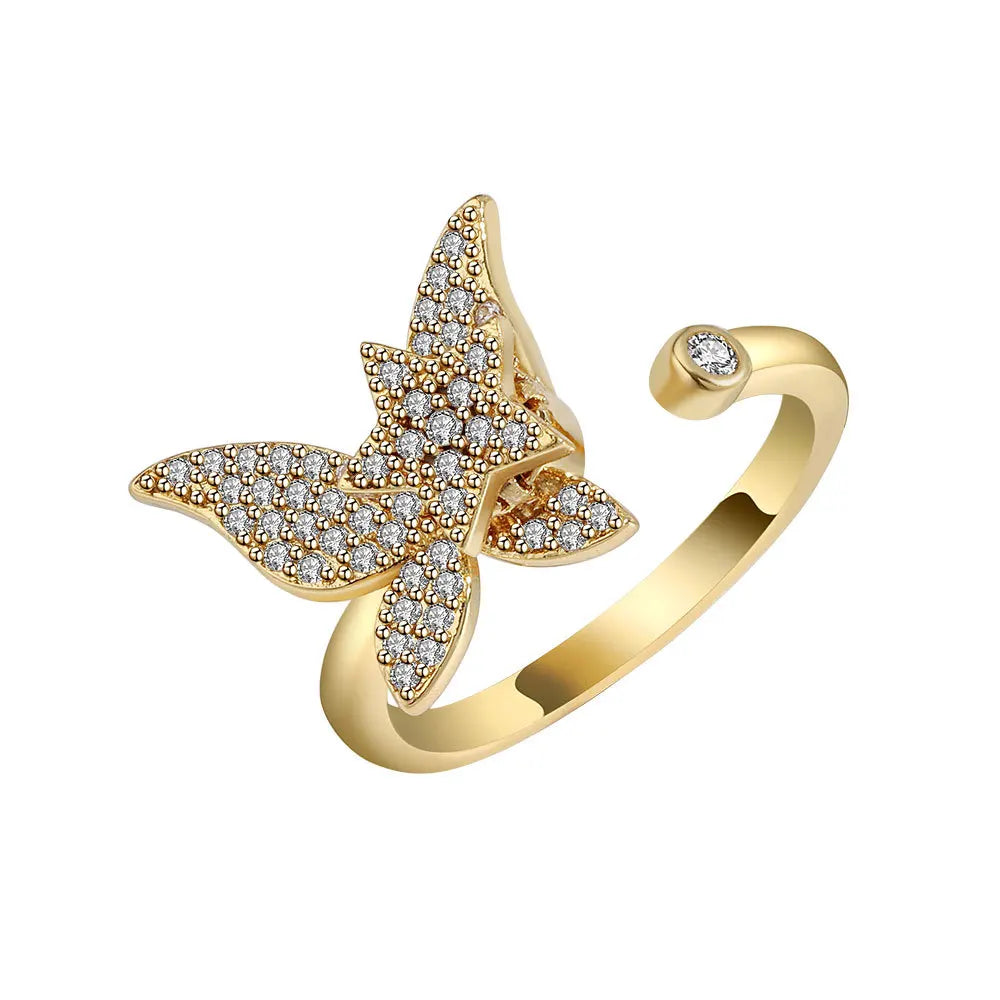 Fidget Spinner Ring Anxiety for Women Anti Stress