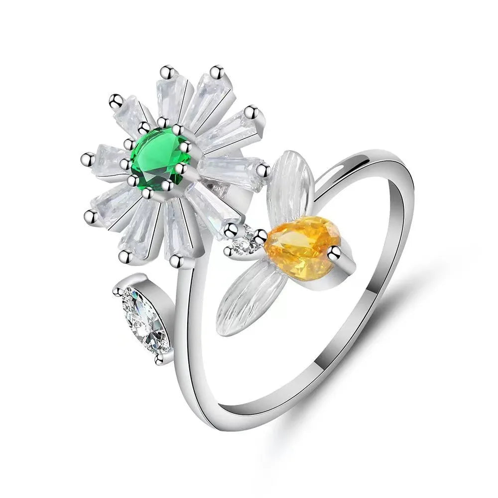 Fidget Spinner Ring Anxiety for Women Anti Stress