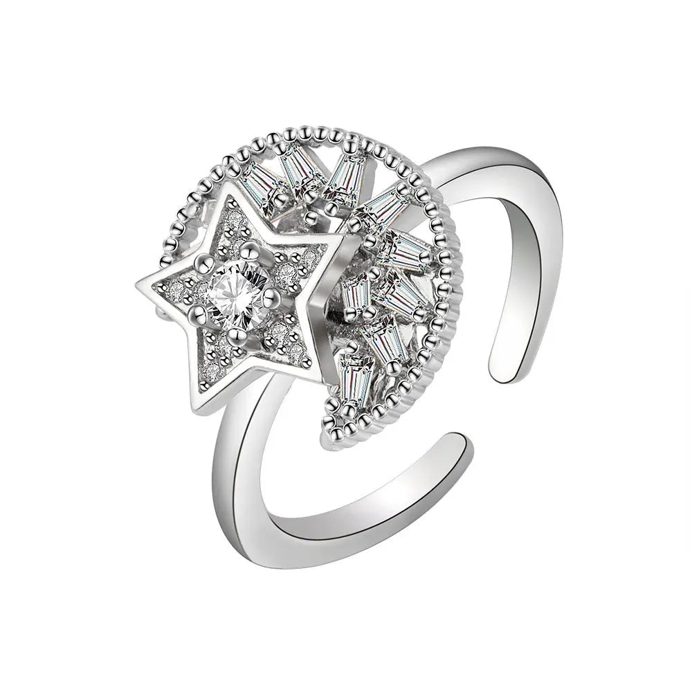 Fidget Spinner Ring Anxiety for Women Anti Stress