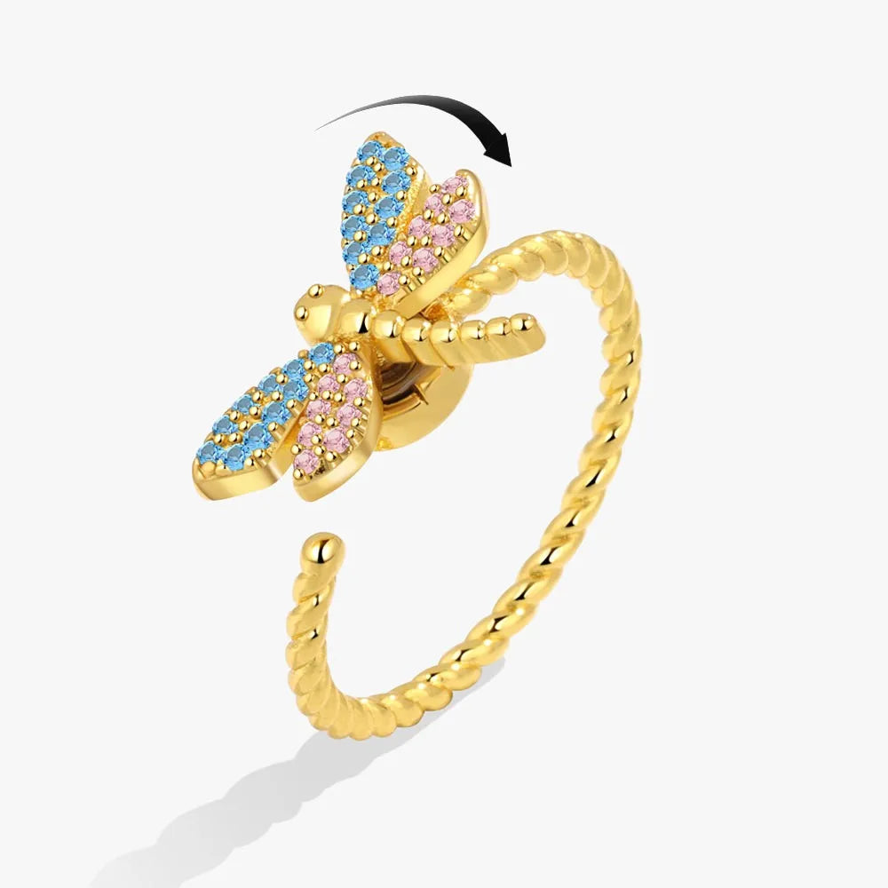 Fidget Spinner Ring Anxiety for Women Anti Stress